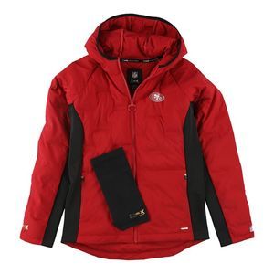 G-III Sports Womens San Francisco 49ers Jacket, Red, NWT